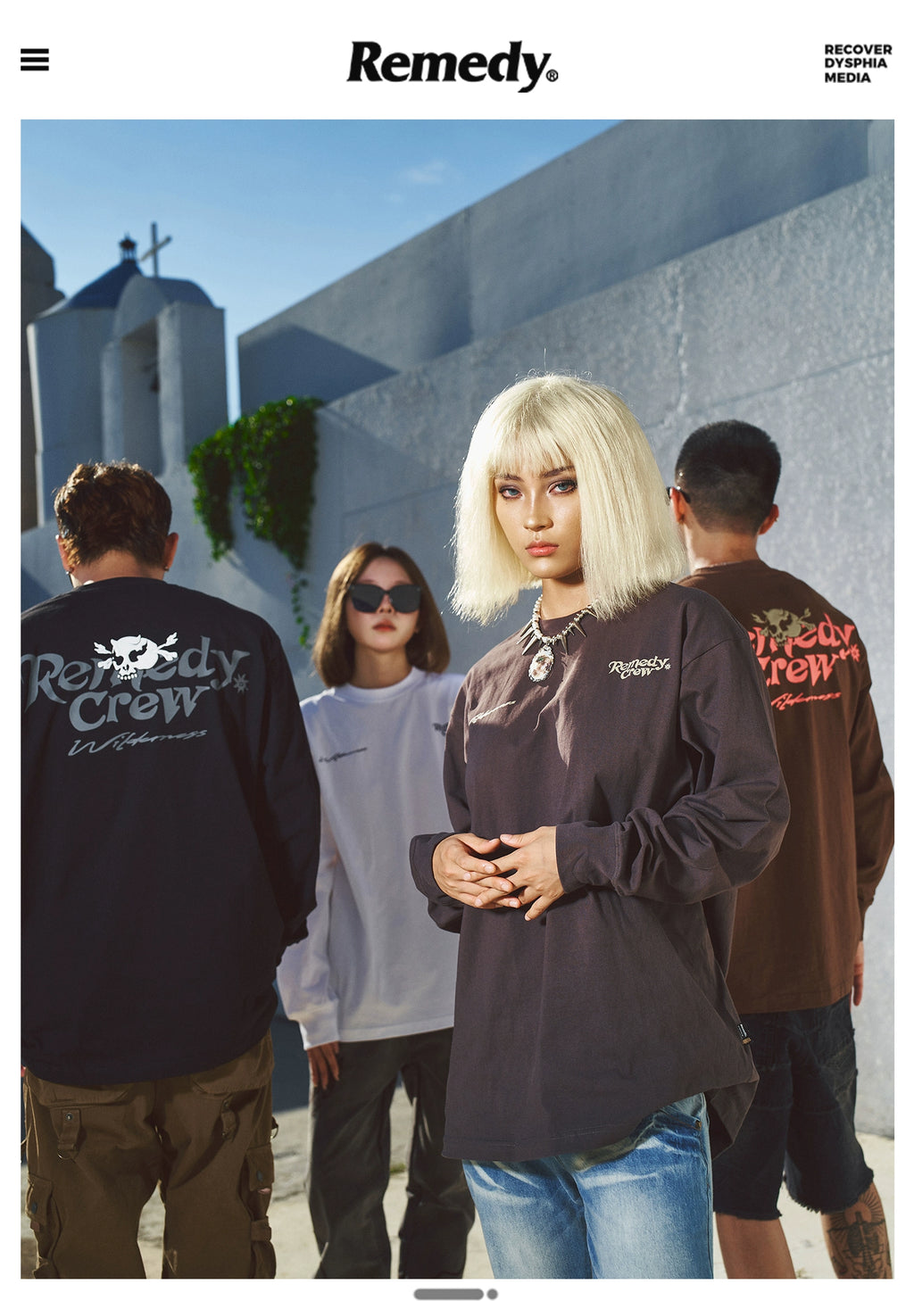 Remedy Crew Long Sleeve Tee