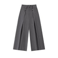 MANUSCRIPT Casual Loose Striped A-line Trousers