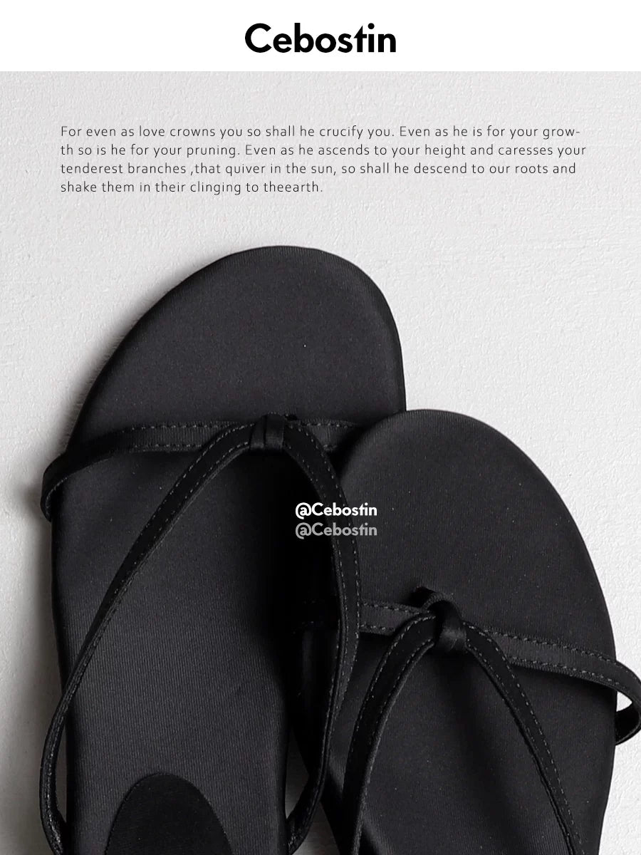 Cebostin Platform Toe Beach Shoes