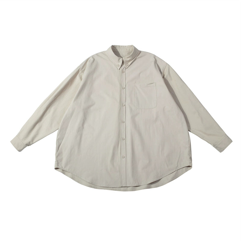 NOEARS Loose Lapel Long Sleeve Shirt