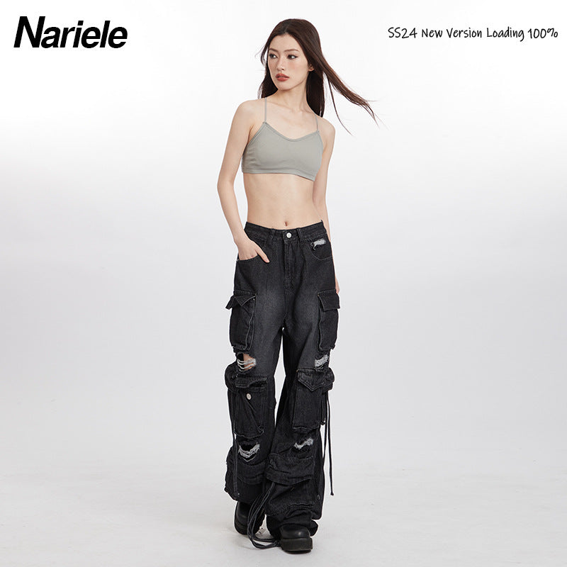 Nariele Cross Sling Back Tub Top