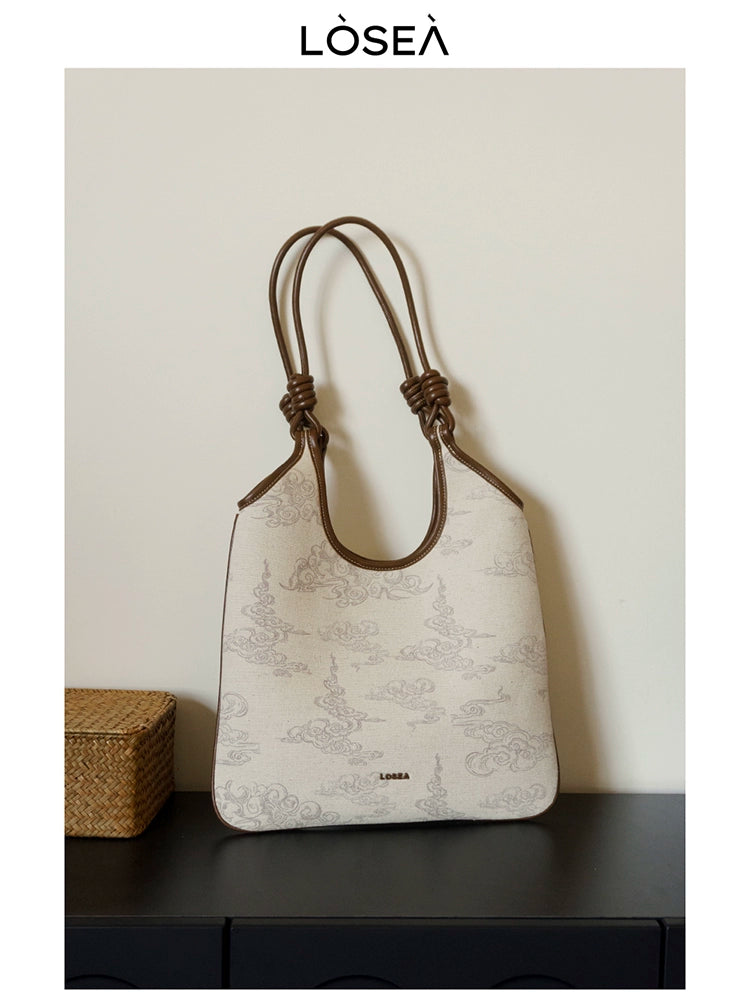LOSEA New Chinese Large Capacity Tote Bag