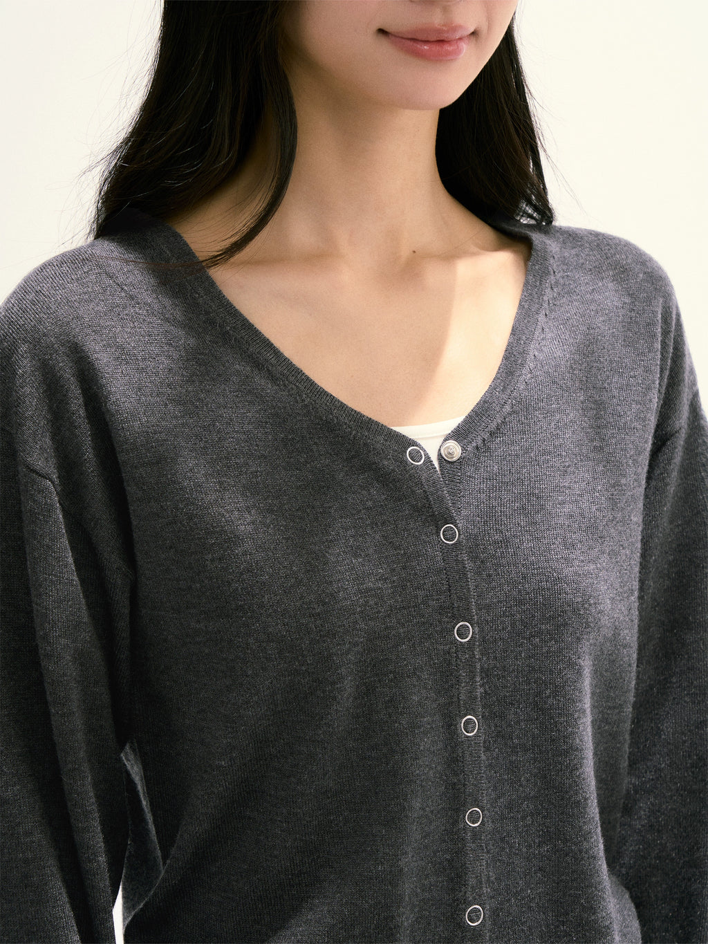 Ariseism Knitted Cardigan V-neck Cardigan