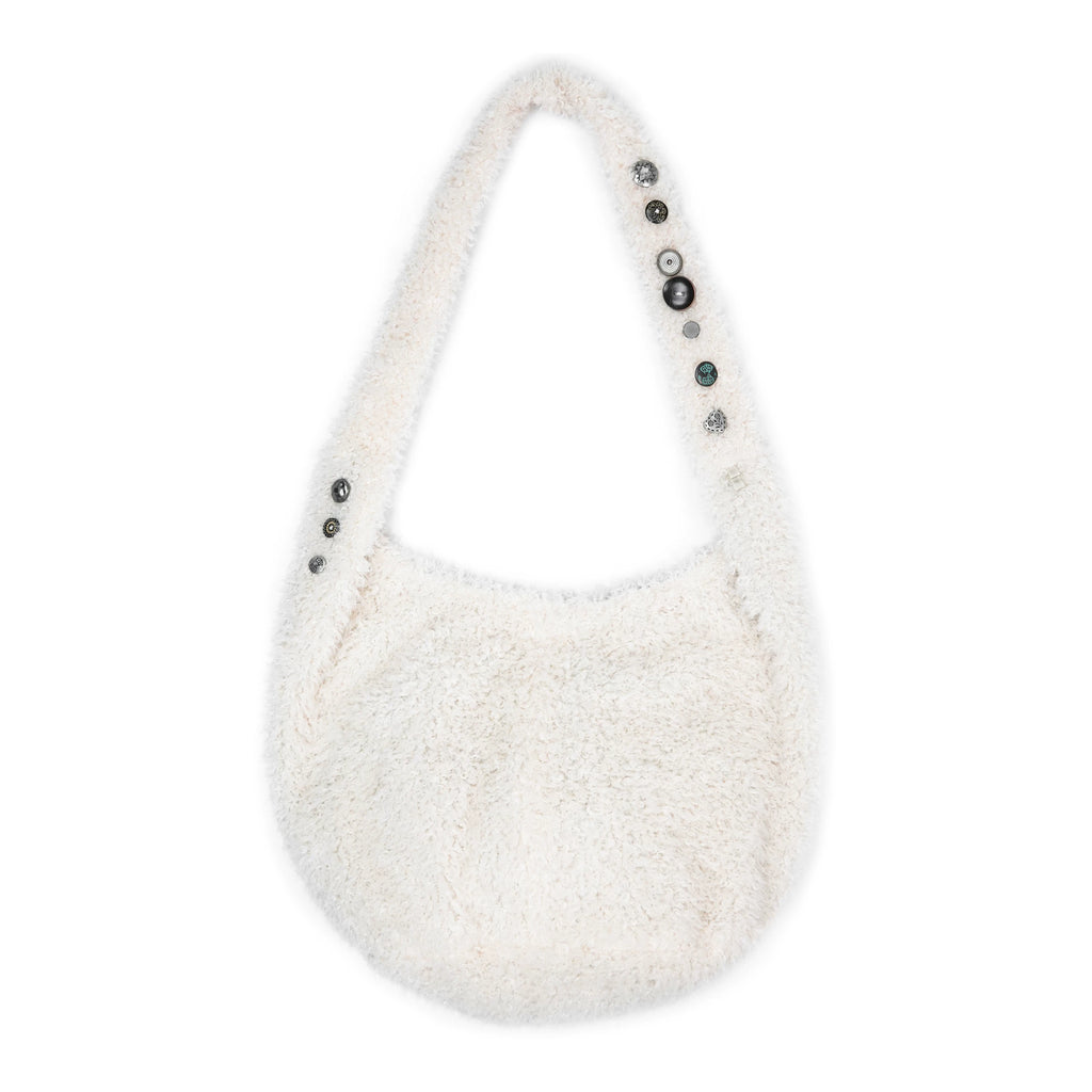 Oinimi Large Capacity Lamb Wool Oblique Span Bag