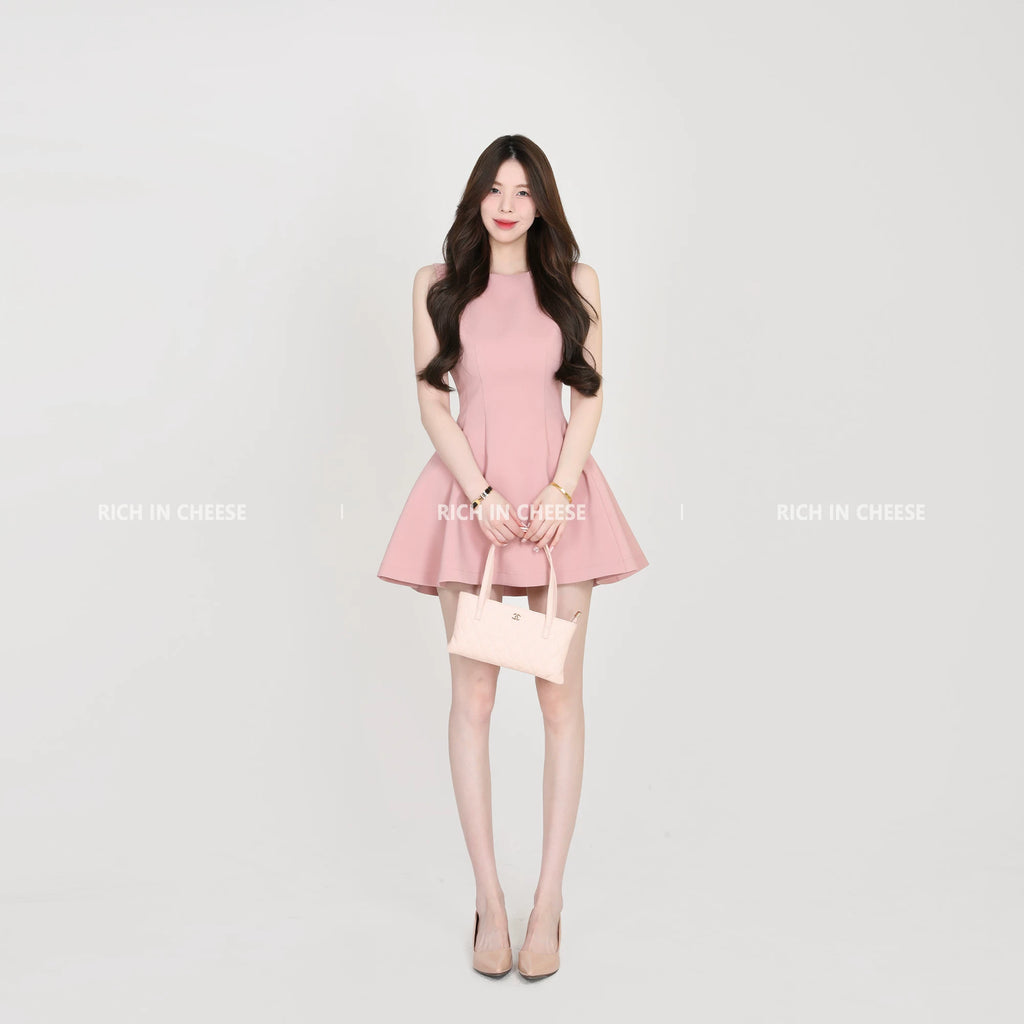 RICH IN CHEESE Temperament Waist Suit Waist Dress