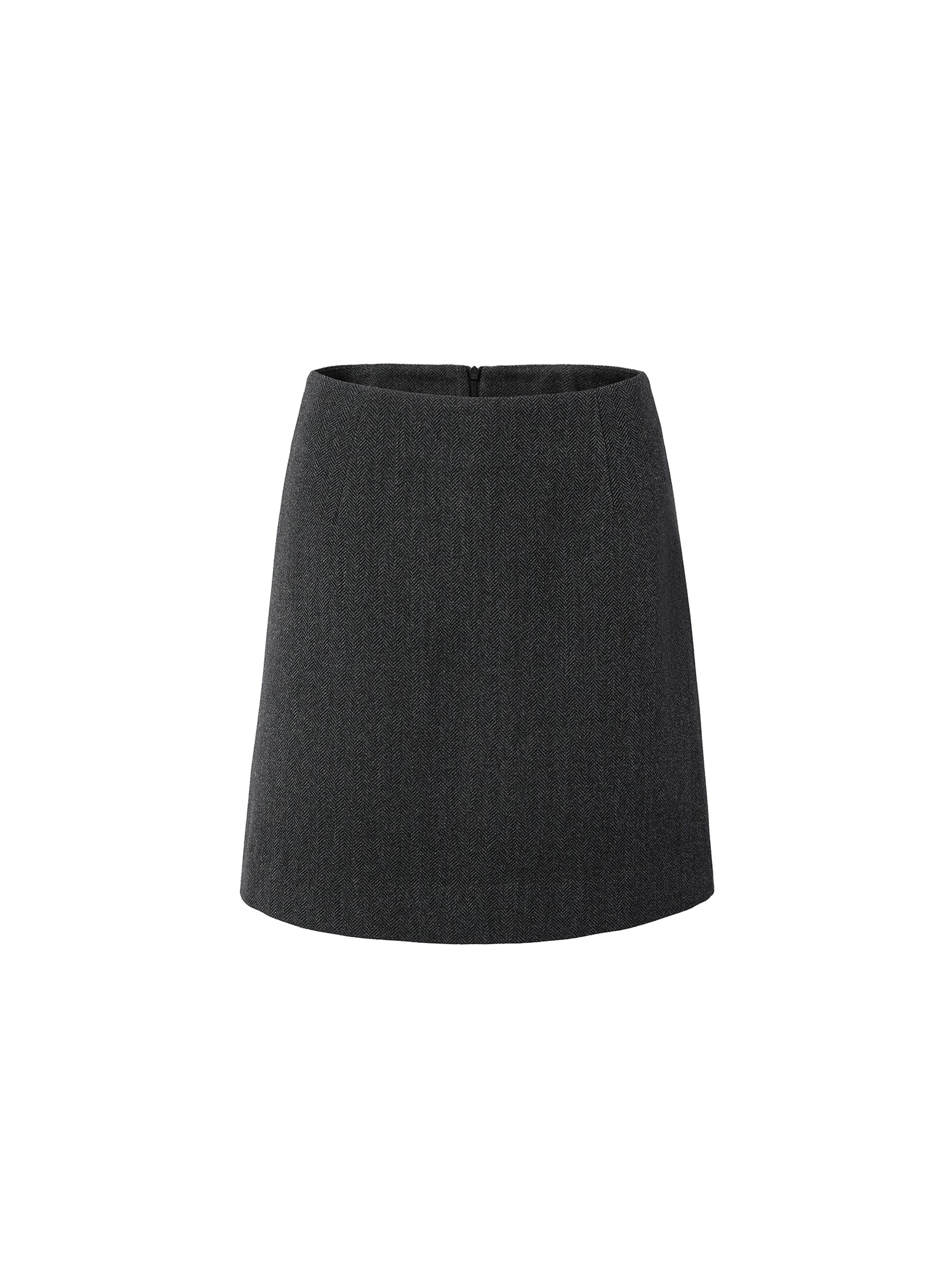 RPB BRAND Versatile Drape Simple High Waist Thin A-shaped Skirt