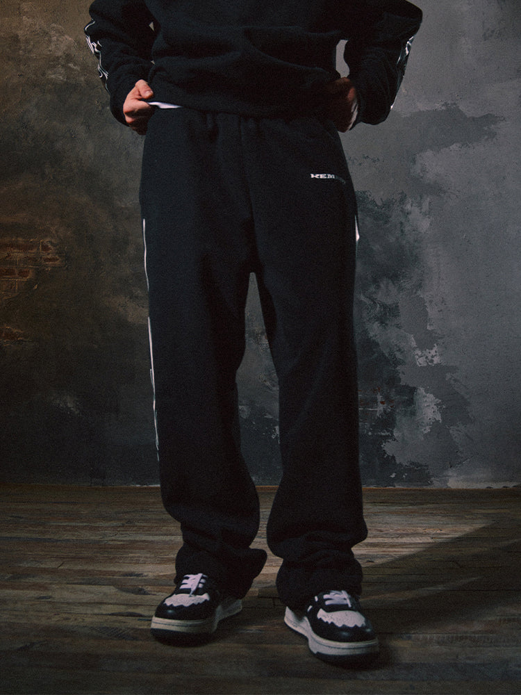 Remedy whirlpool R-shaped photoglue tide sweatpants