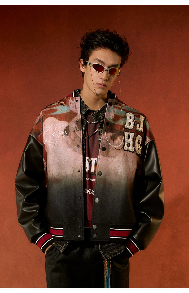 BJHG  Vintage Street Style Baseball Uniform