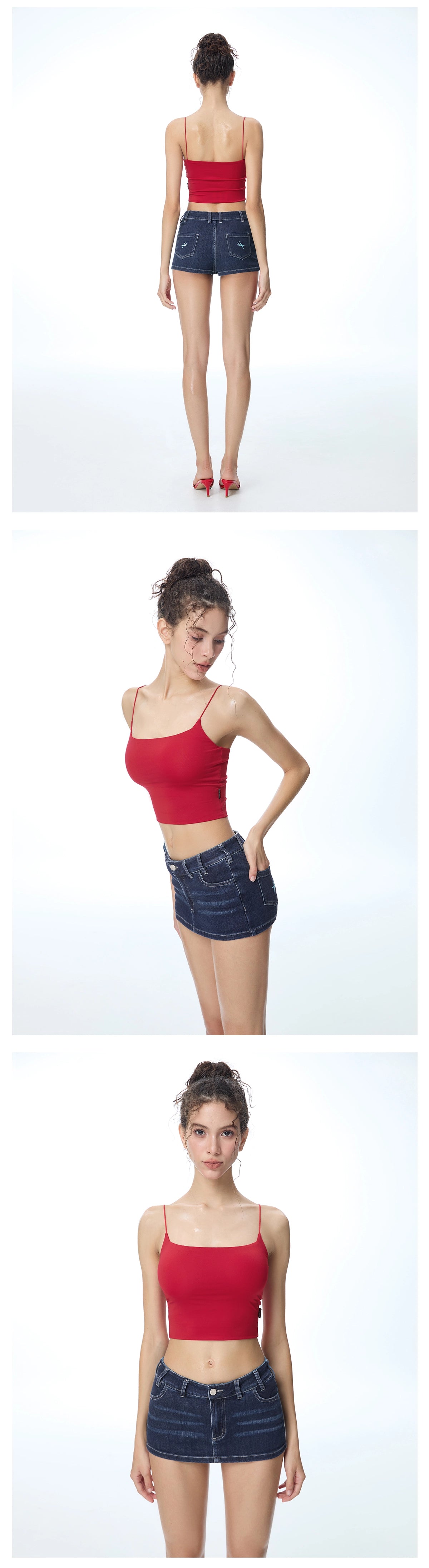 ABMY Self-contained Chest Pad Sexy and Thin Versatile Vest