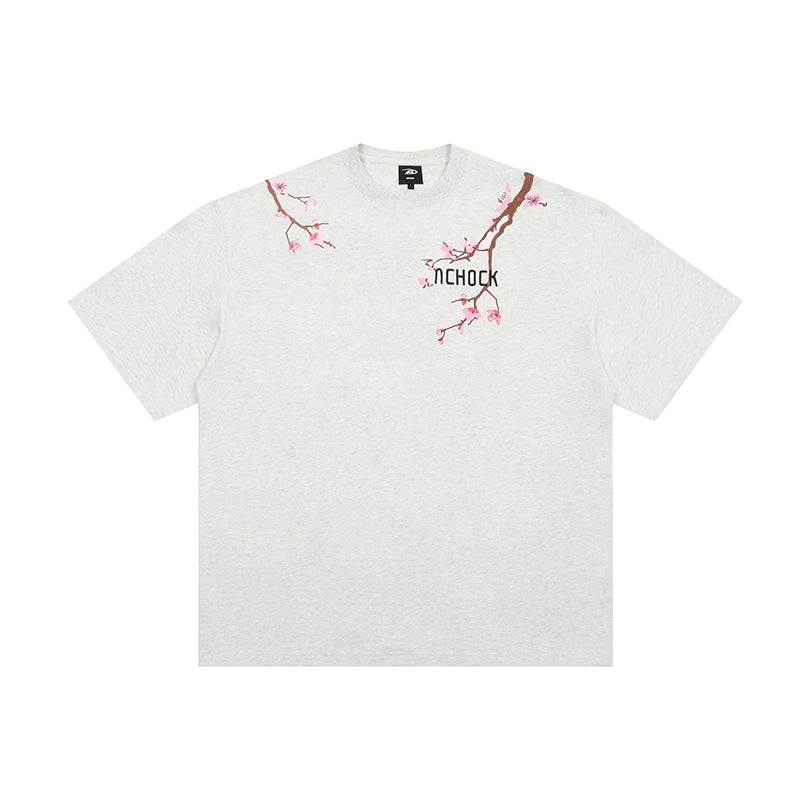 Achock Embroidery Casual Loose Tee
