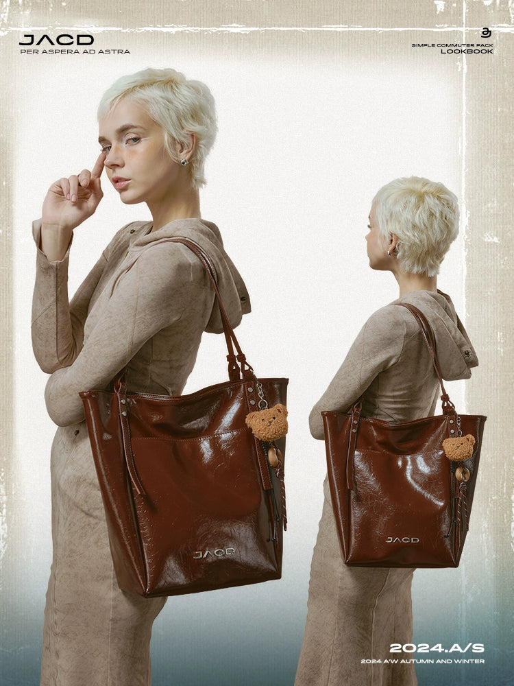 JACD Relaxation Large Capacity Commuter Tote Bag