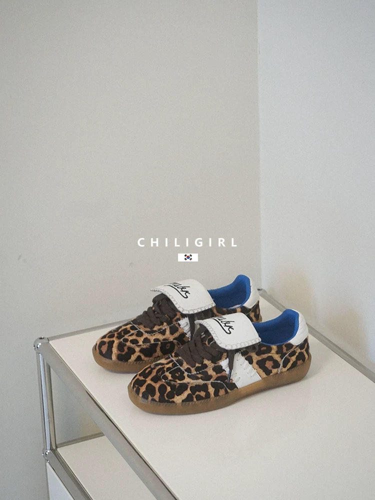CHILIGIRL Retro Classic Niche Flat Baseplate Shoes