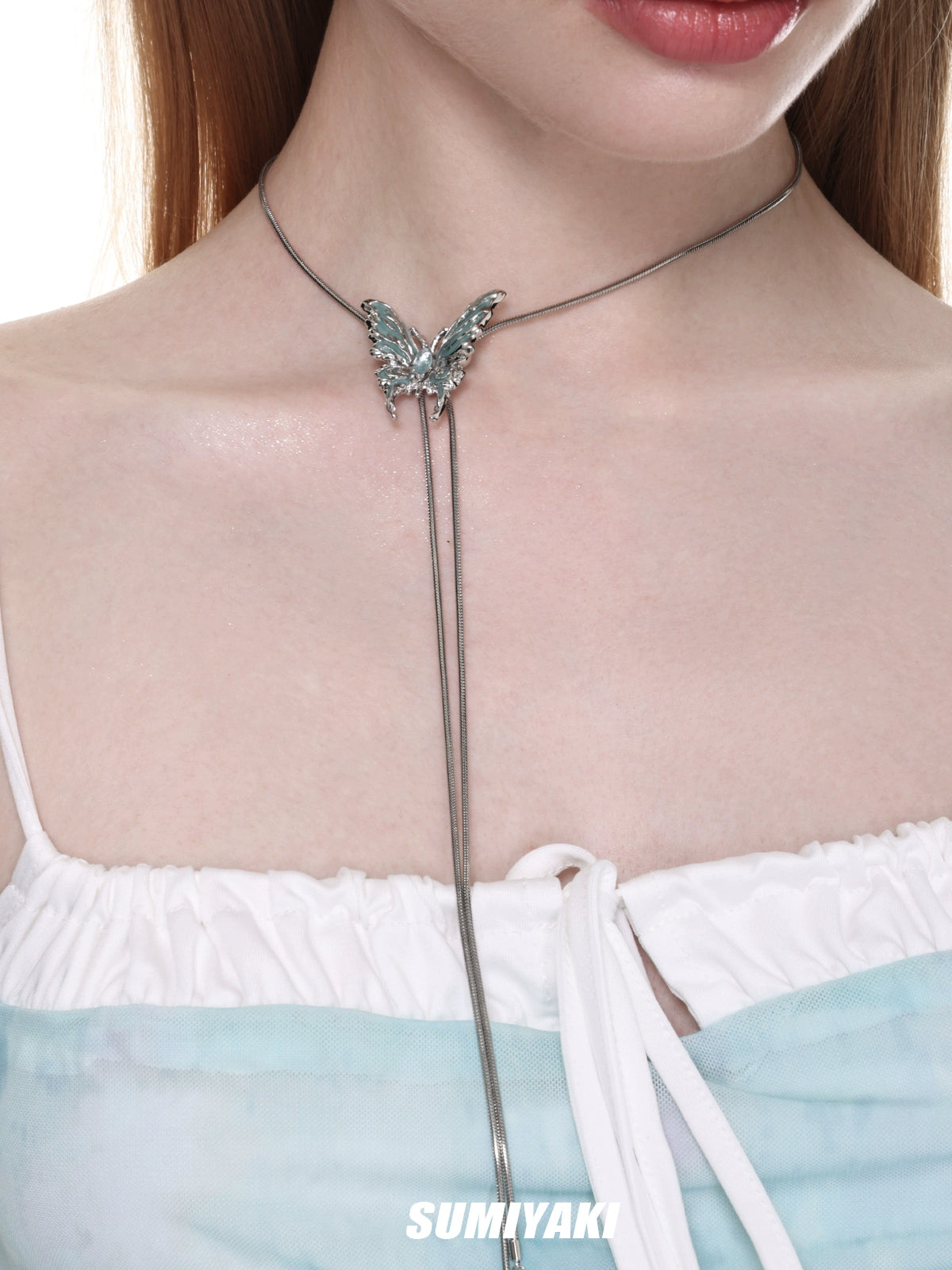 SUMIYAKI Xeno Butterfly Pull-up Necklace