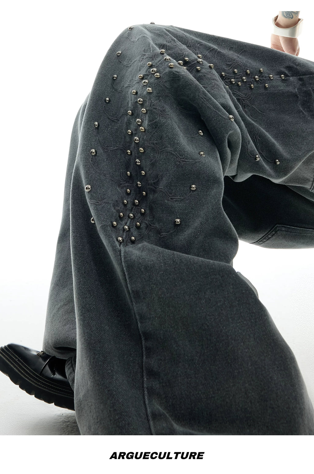ArguECulturE Vintage Metal Spike Jeans