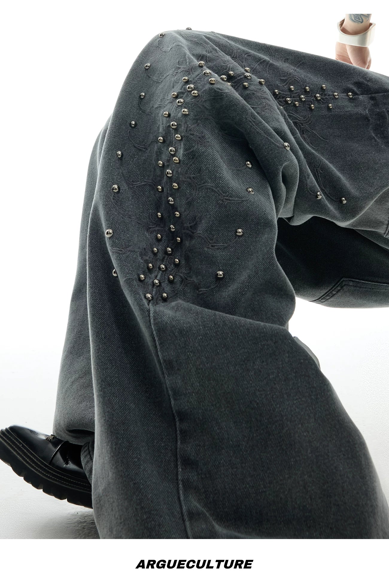 ArguECulturE Vintage Metal Spike Jeans