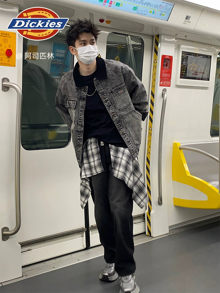 Dickies Straight Denim Multi-Pocket Overalls