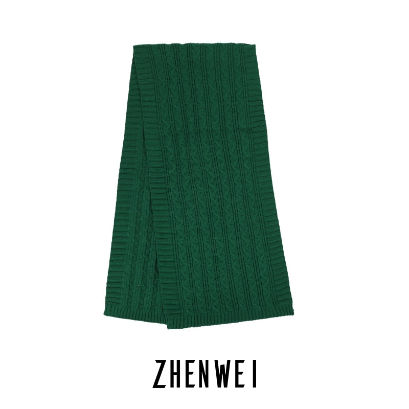 ZHENWEI Knitted Scarf Enlarged and Widened Scarf