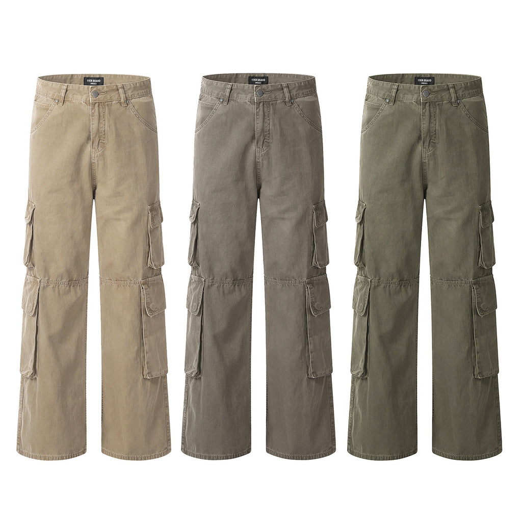 11KN sense retro multi-pocket Pants
