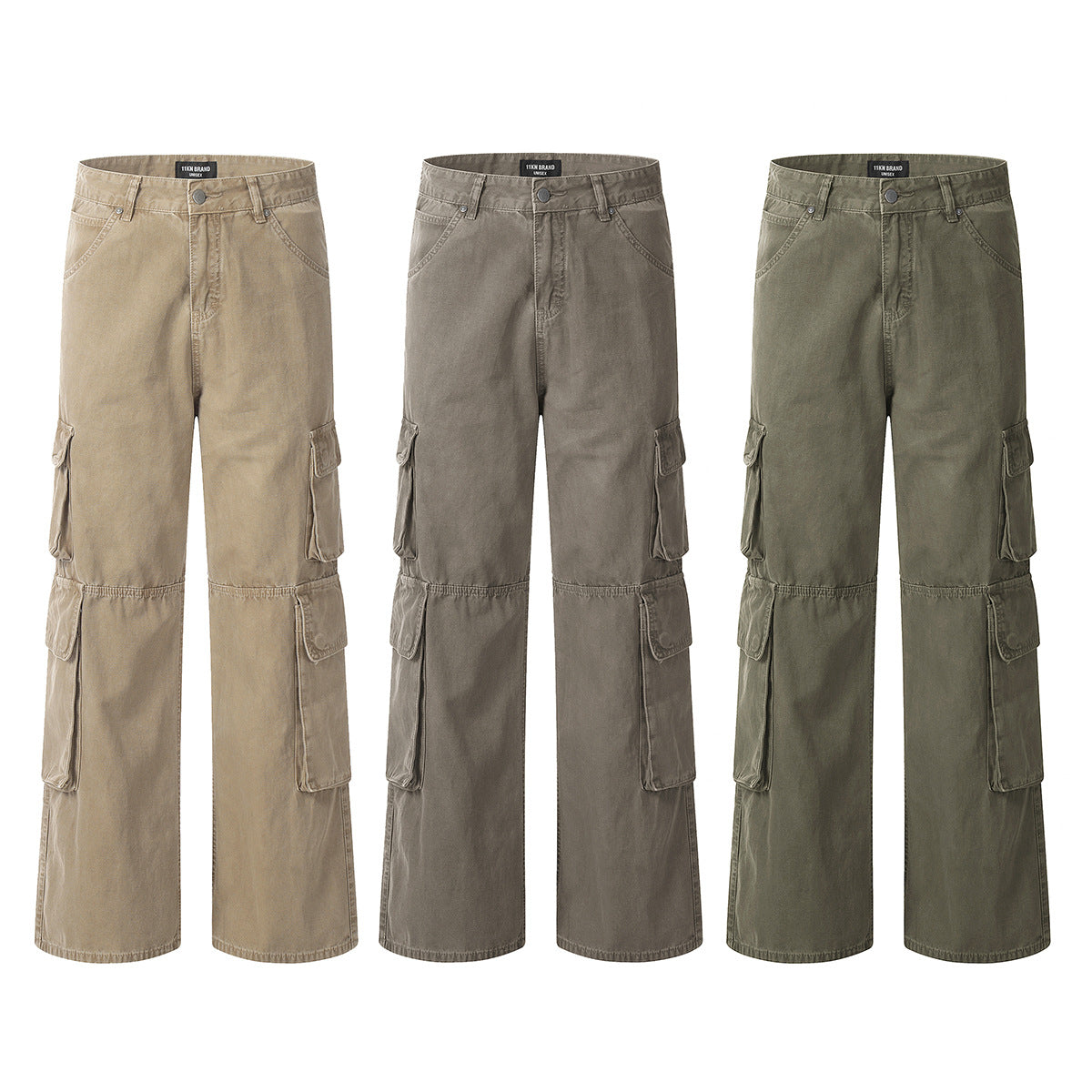 11KN sense retro multi-pocket Pants