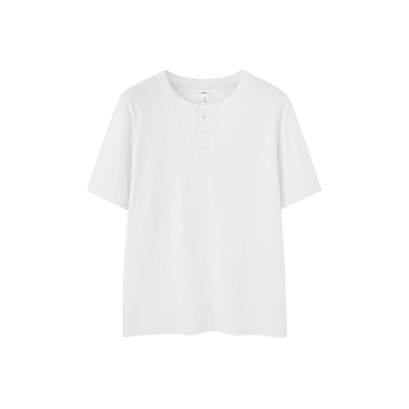 Inflation Heavyweight 250g Cotton Henley Tee