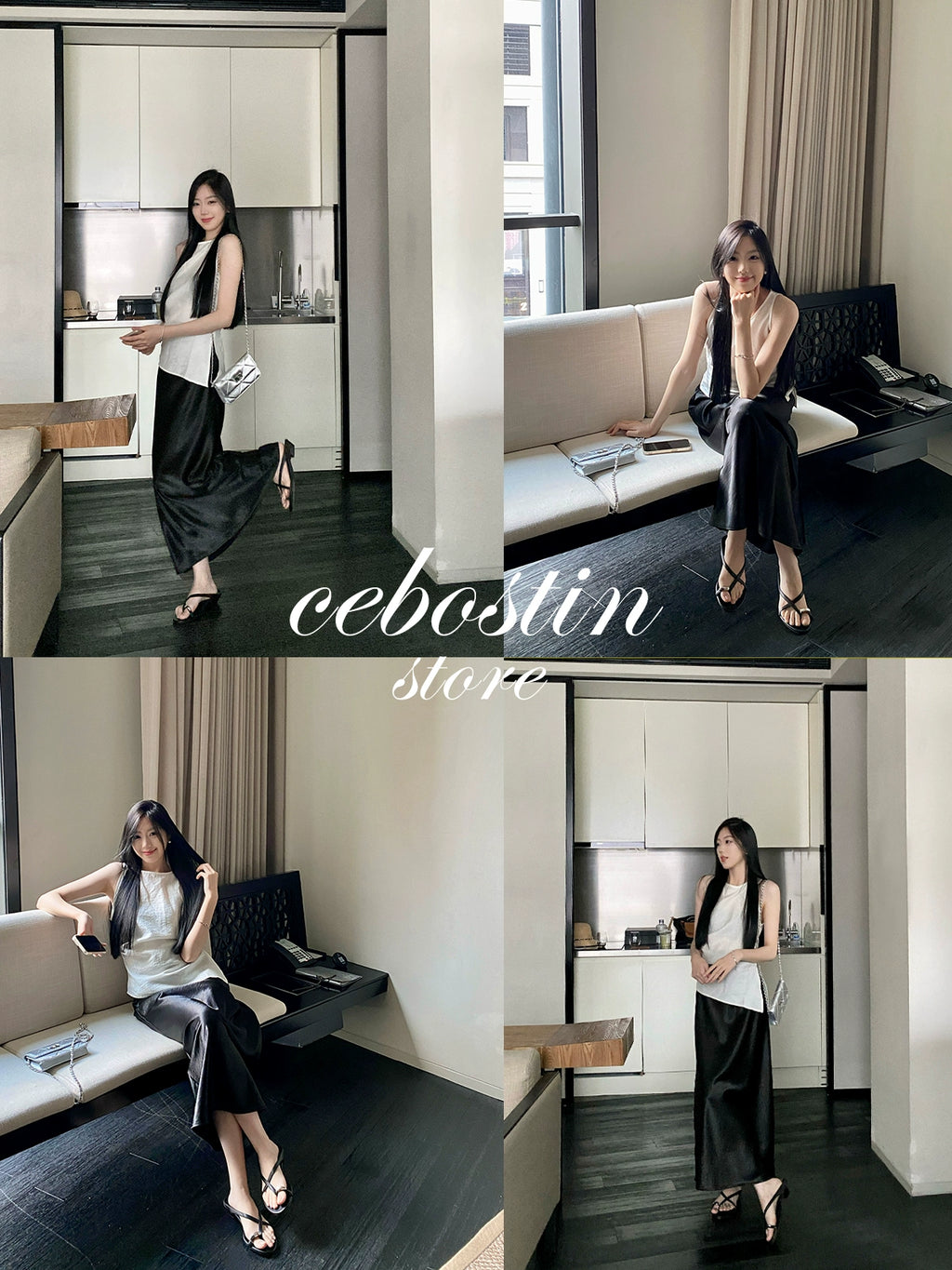 Cebostin Metal Buckle Toe Versatile Sandals