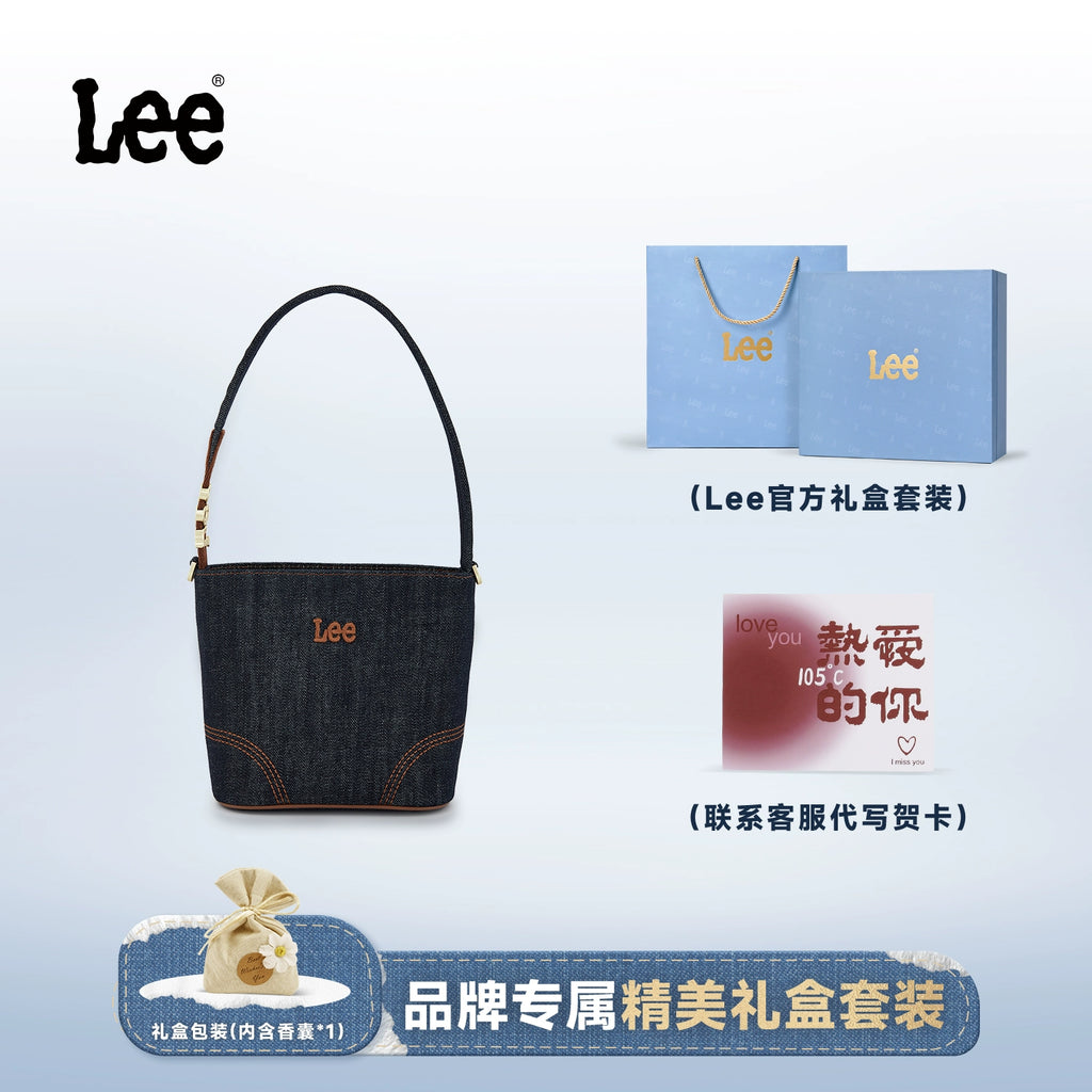 Lee Denim Bucket Versatile Shoulder Bag