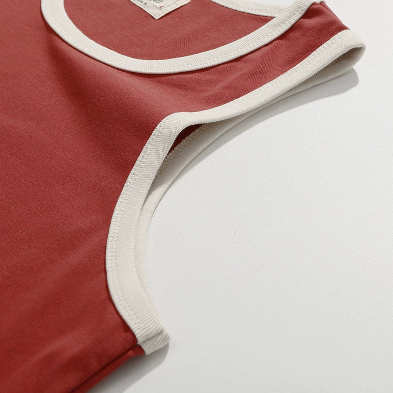 PrintAce Retro Old Sports Loose I-shaped Vest