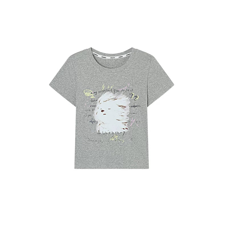 Ablueberry Slim and Thin Versatile Tee