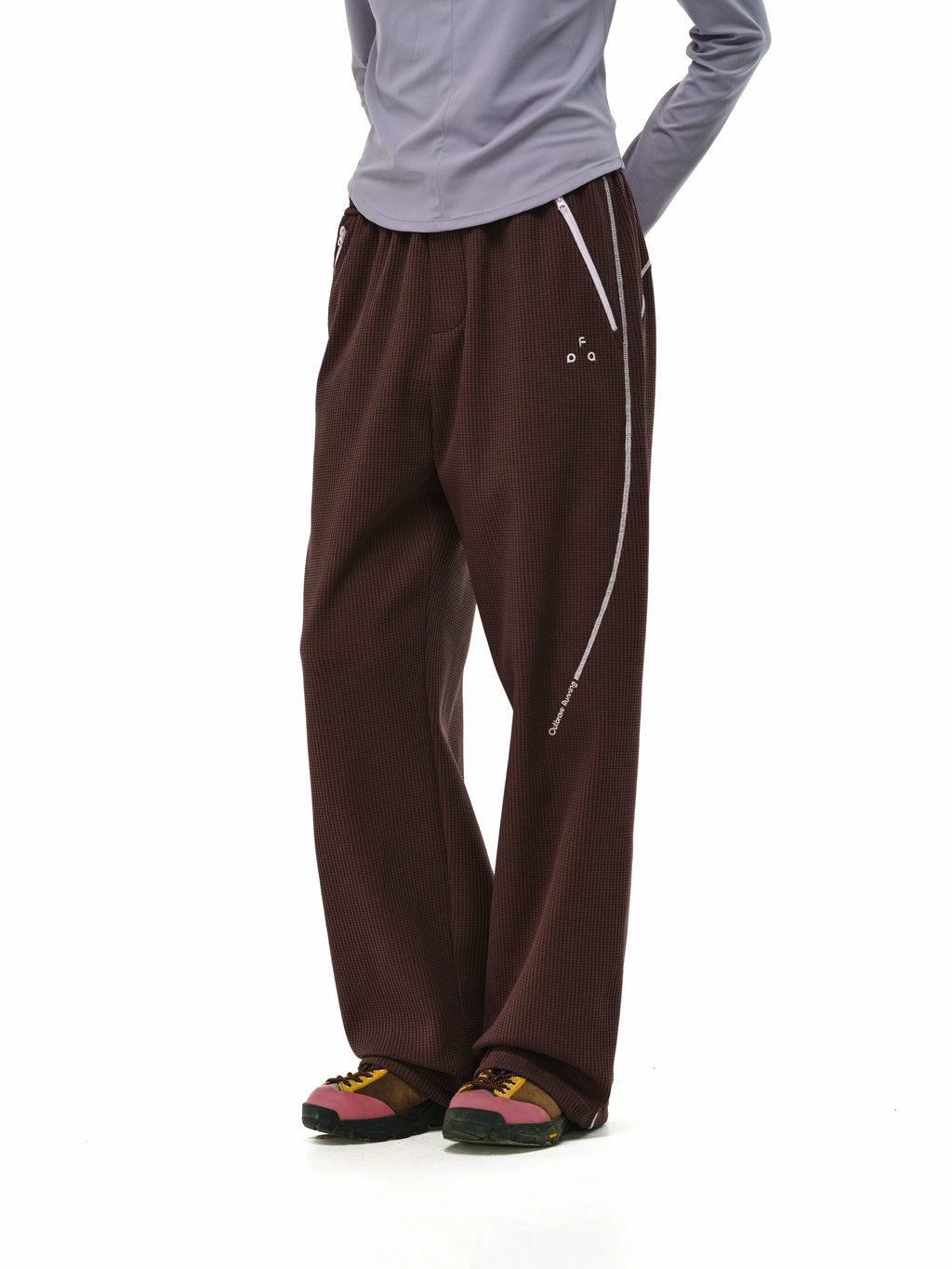 FPA Thin Quick-drying Contrasting Loose Straight Casual Pants