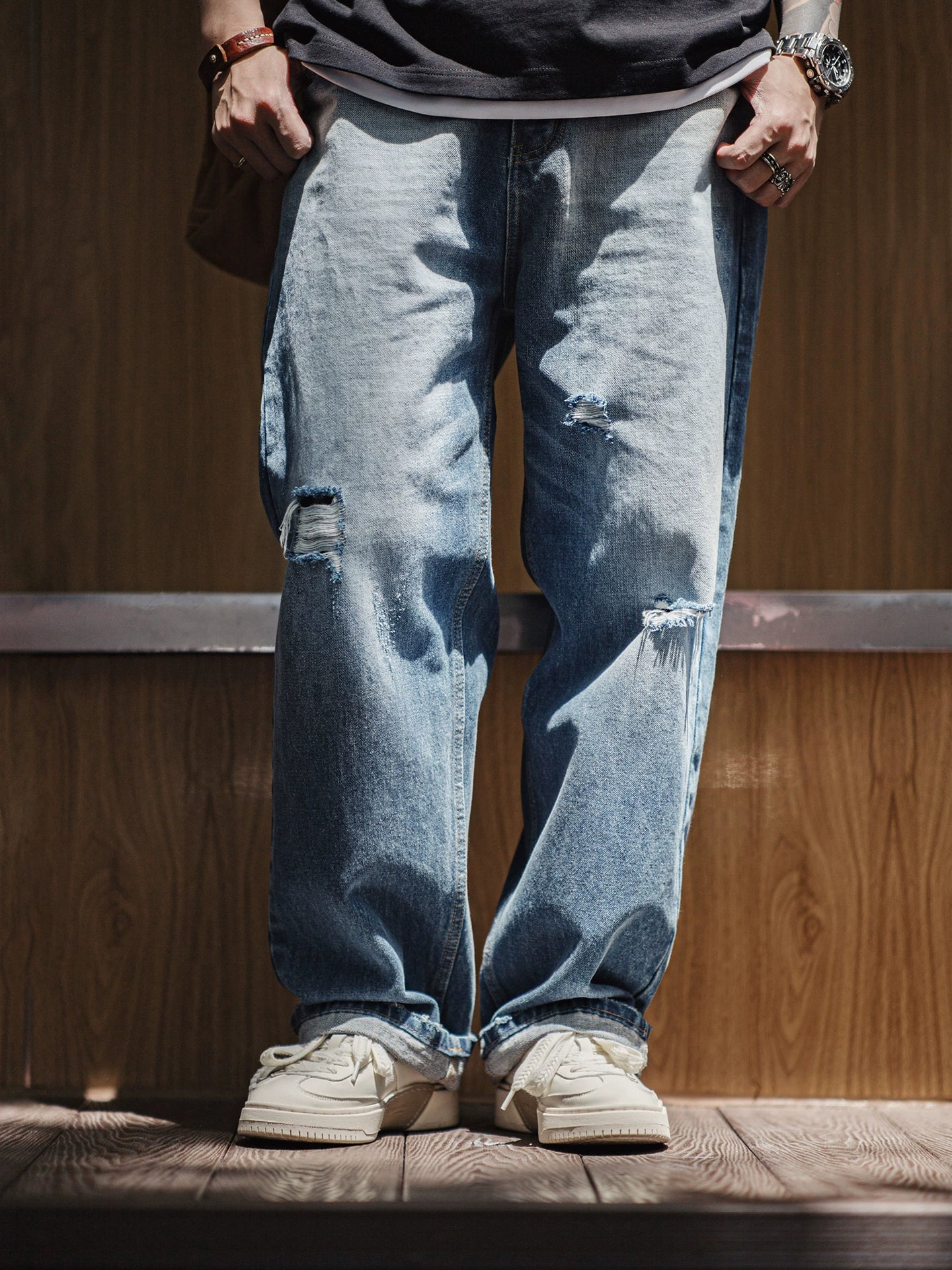 Madden Embroidered Platform Training Casual White Shoes