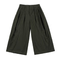 NOEARS Japanese Retro Loose-fitting Wide-leg Cropped Pants