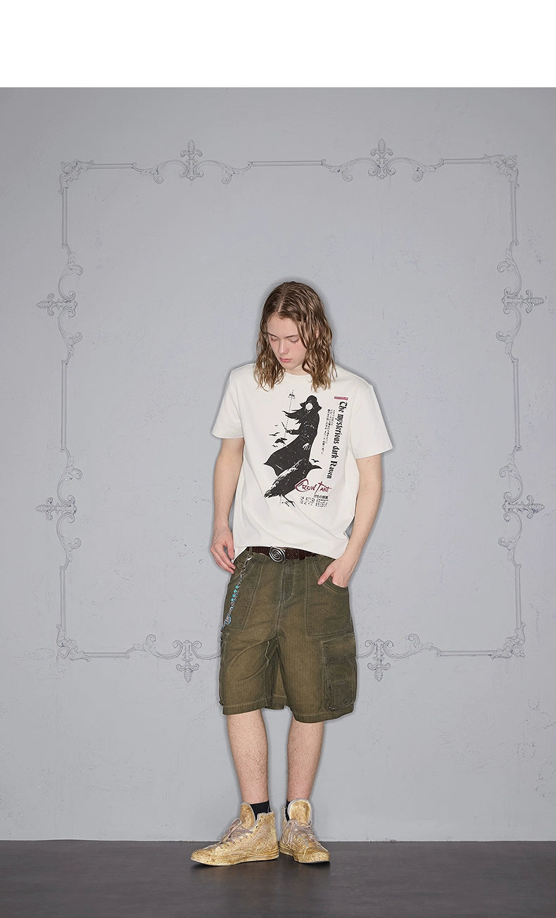 Rocawear Character Alphabet Print Casual Tee