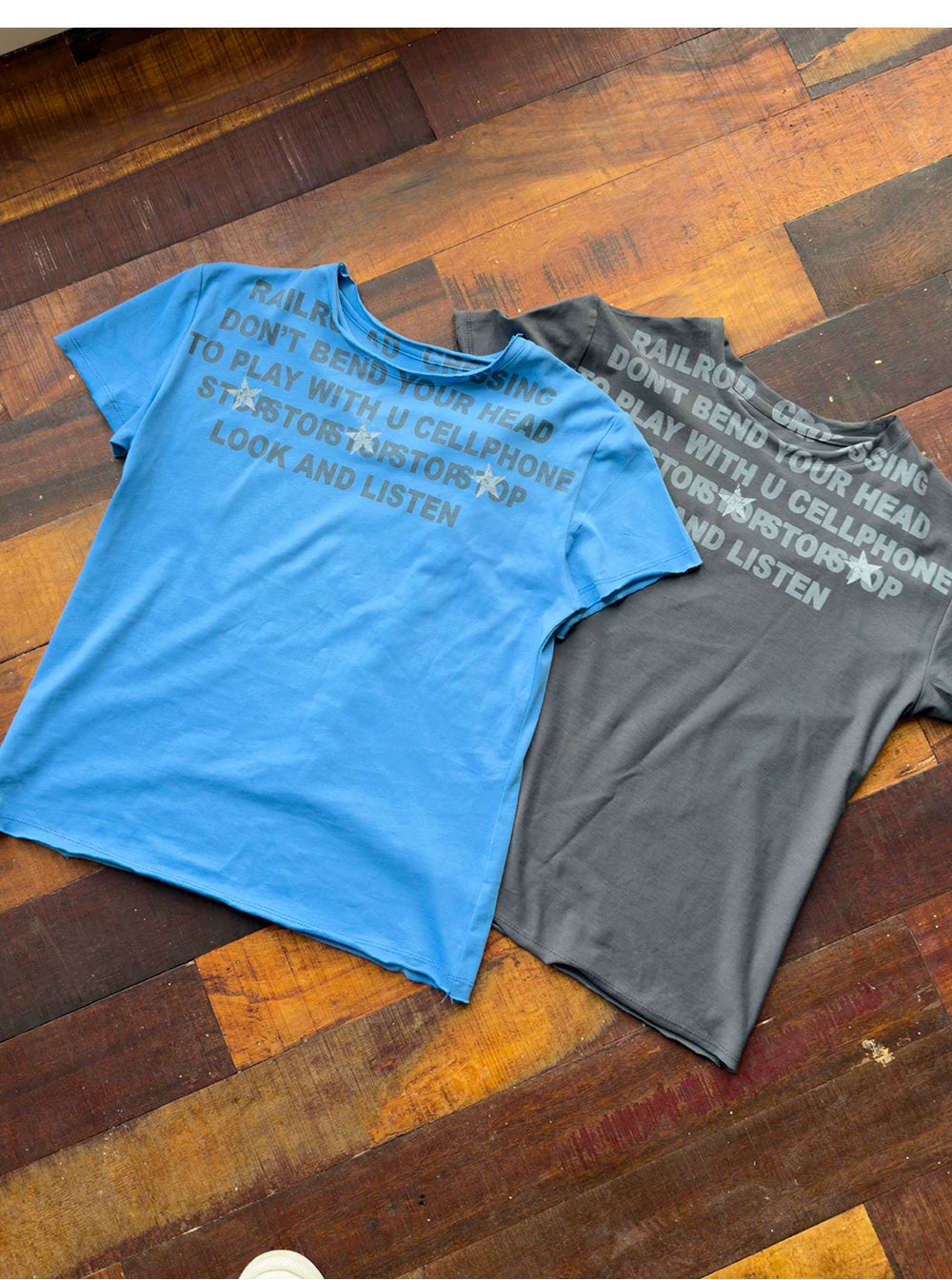 TREClub Retro Star Print Casual Tee