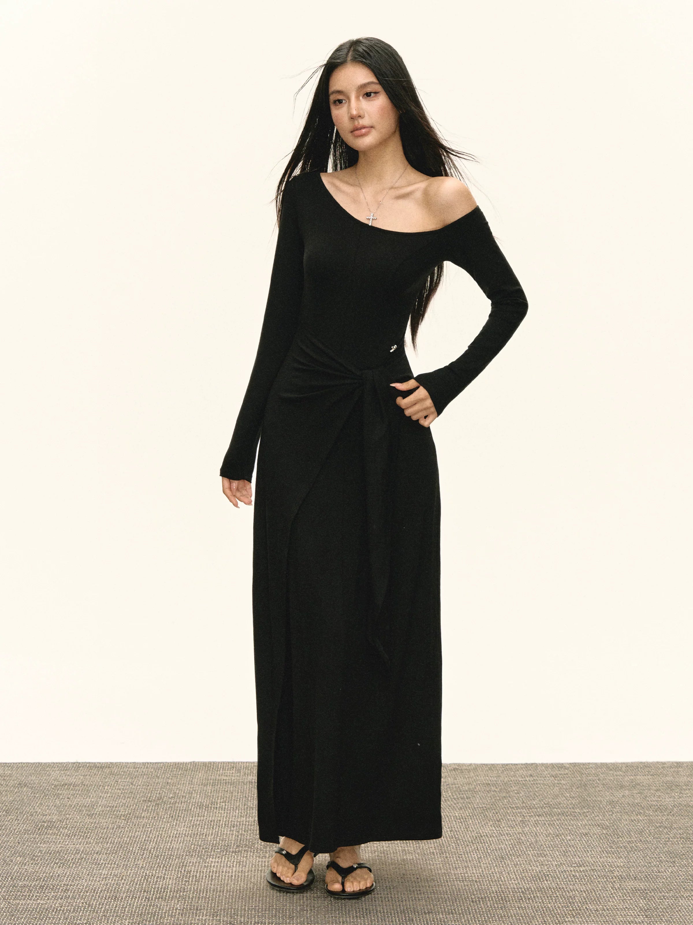 Ariseism Retro Temperament Slim Dress
