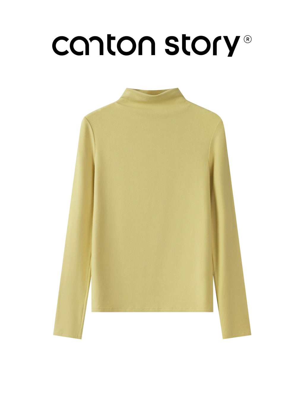 Cantonstory Shoulder Casual Versatile Bottom Shirt
