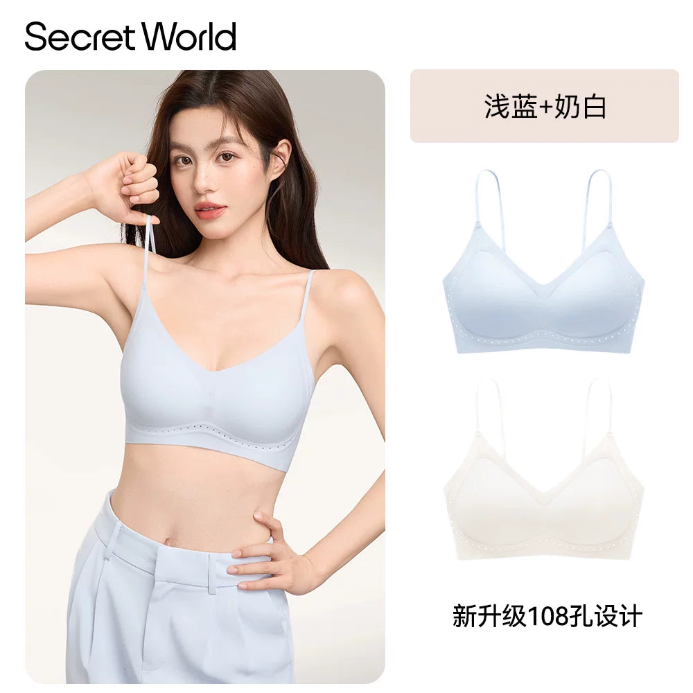 SecretWorld Small Breasts Gather Breathable Bra