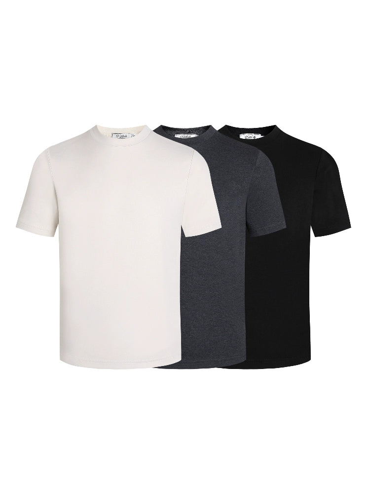 Set for Life Crew Neck Casual Front Shoulder Waist Tee