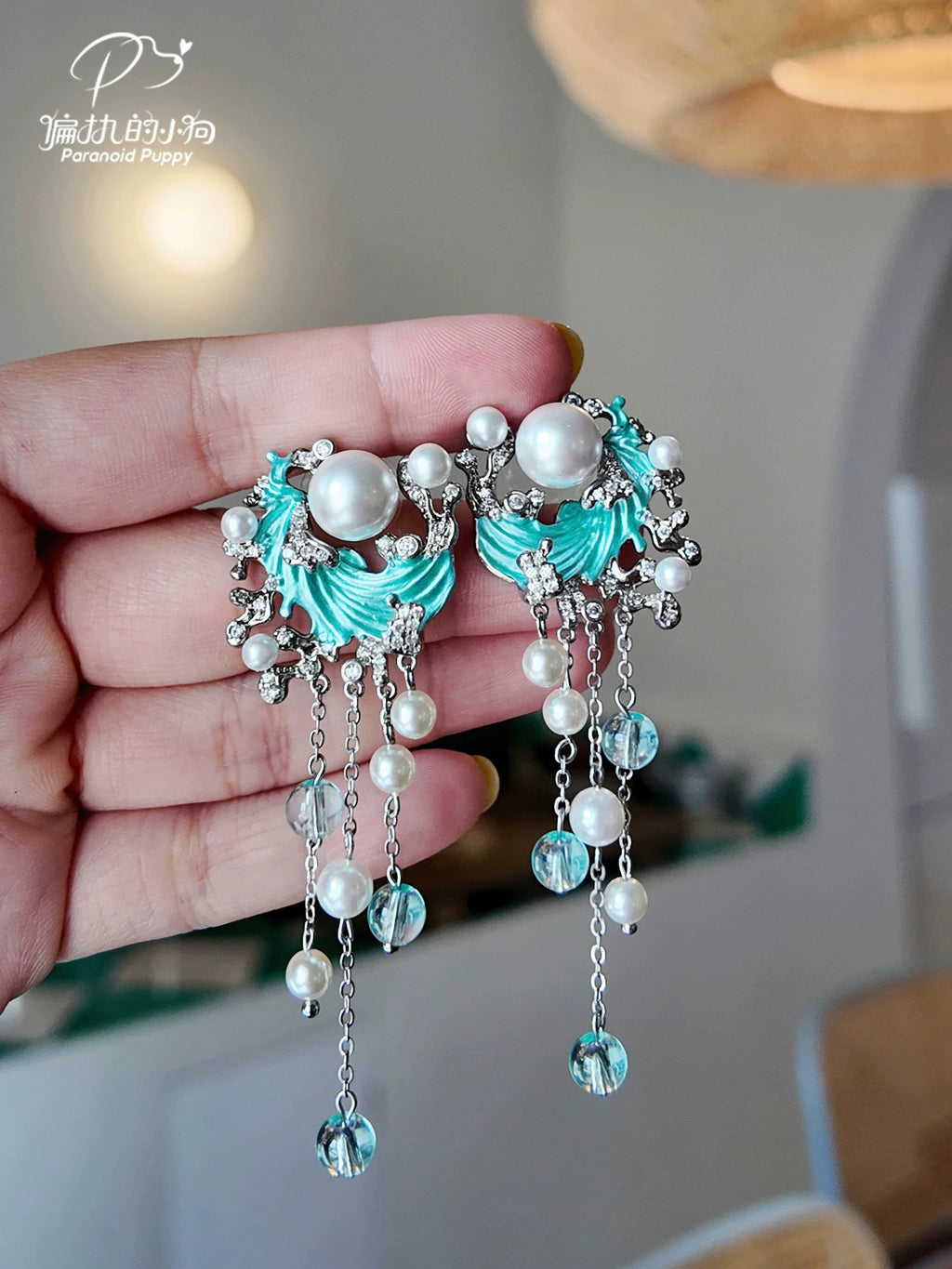PP High-end Temperament Pearl Stud Earrings