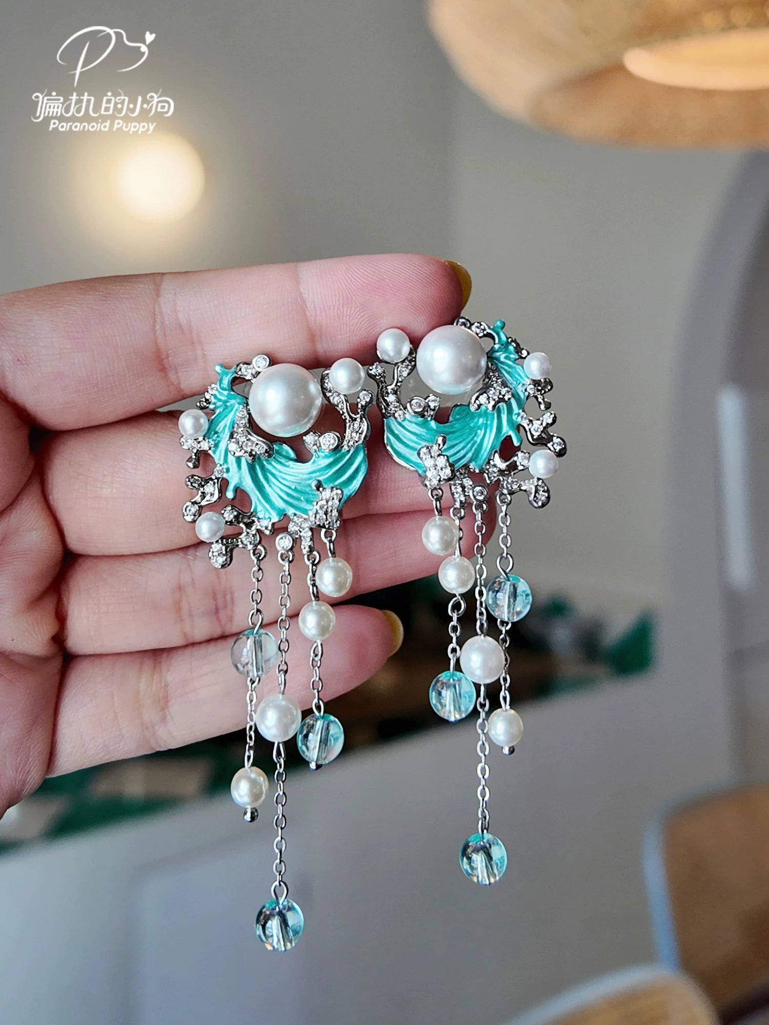 PP High-end Temperament Pearl Stud Earrings