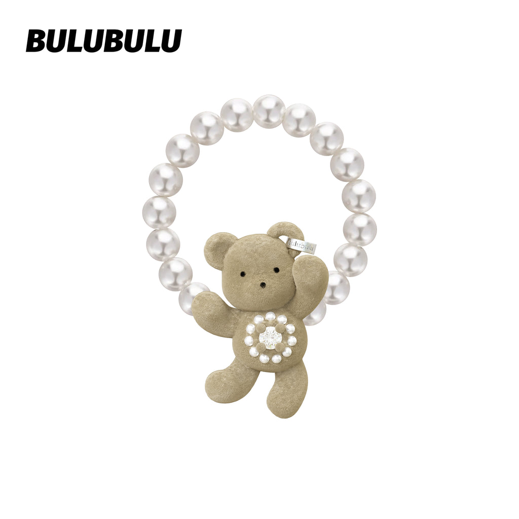BULUBULU Flocked Bear Necklace