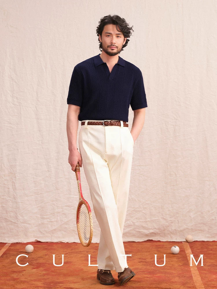 CULTUM Vintage Sport Hollow Polo Shirt