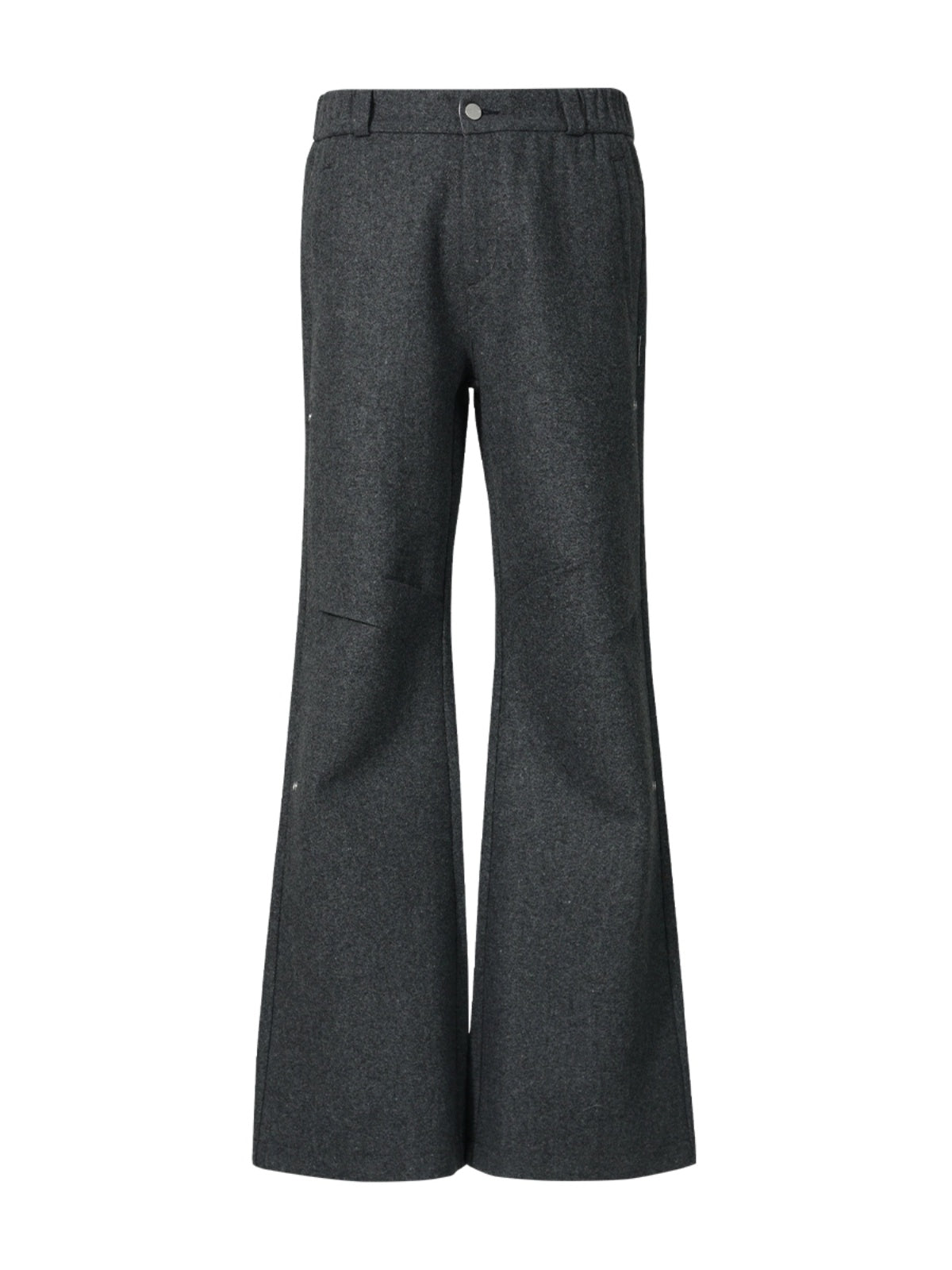 FUNKYFUN woolen composite micro-horn high street popular casual pants