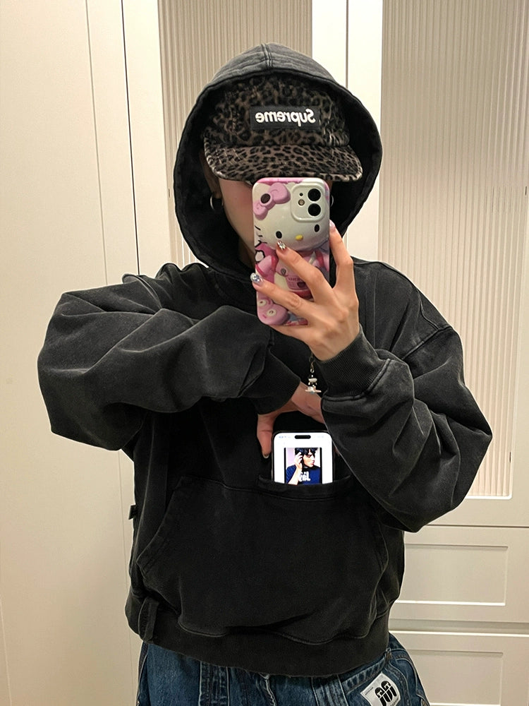 MMBBT Vintage Old Loose Hooded Sweater