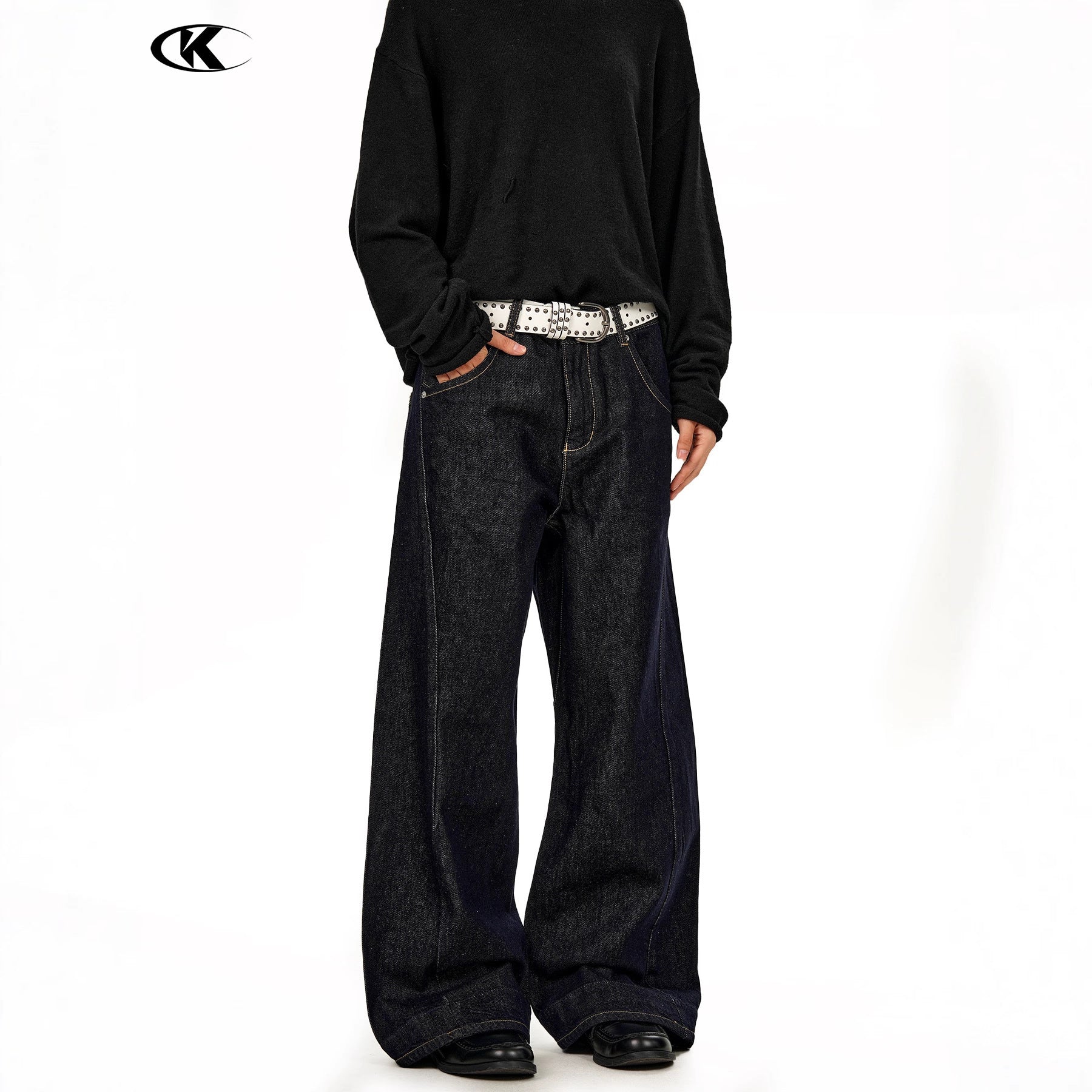 11KN original straight cleanfit loose jeans