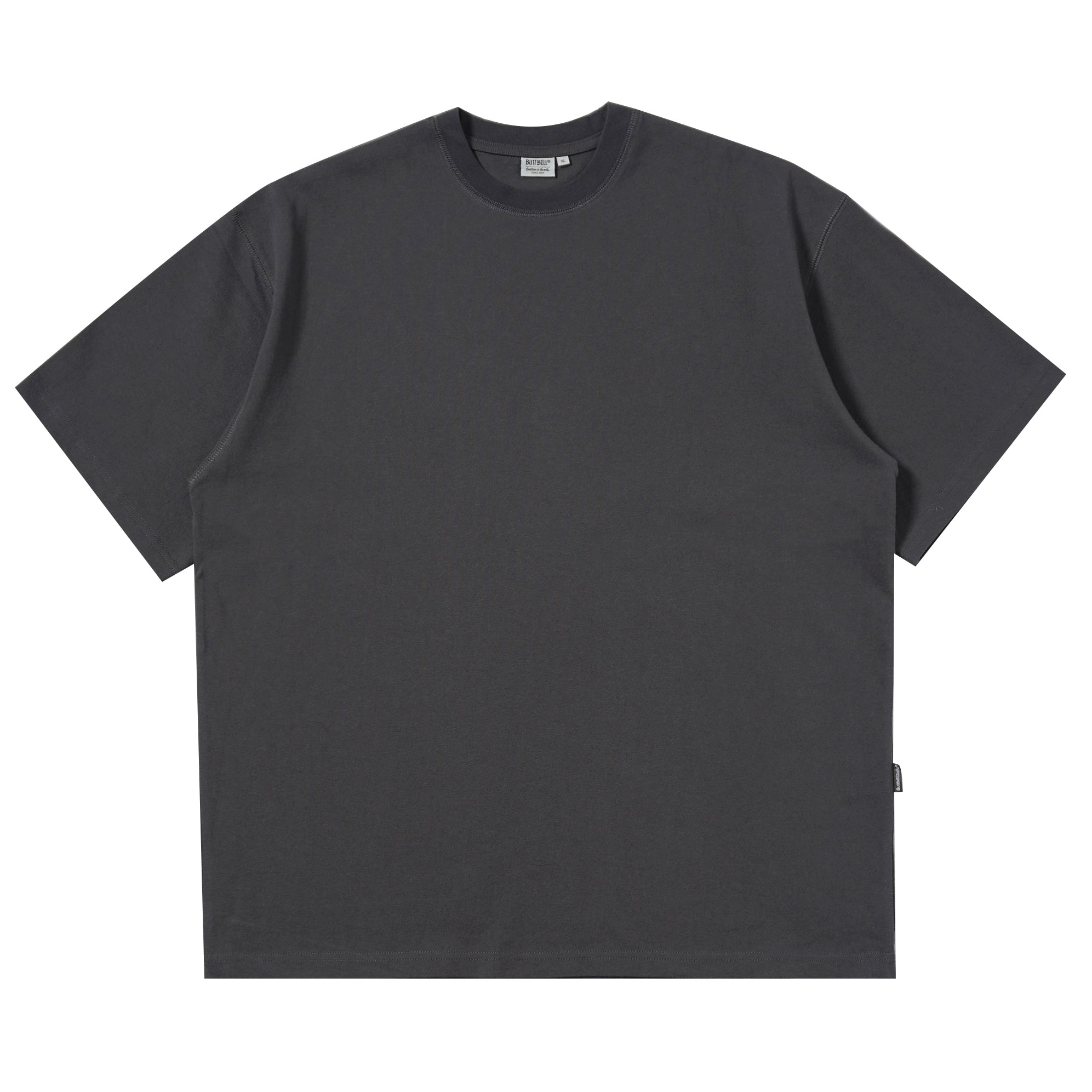 BUTTBILL Heavy 300G Crew Neck Pure Cotton Three Needles Five Threads Tee