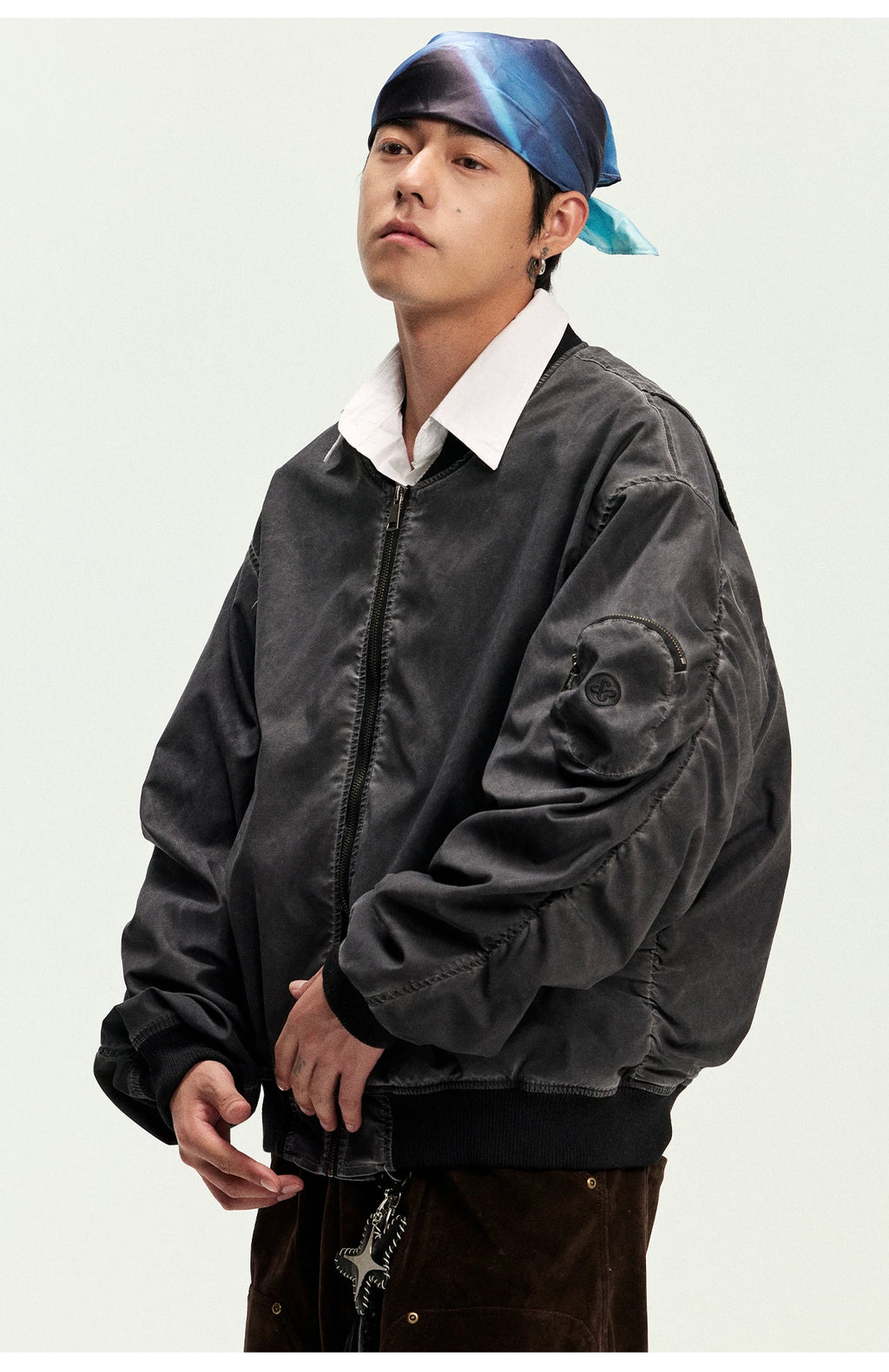 CoosRetro Vintage Contrast Jacket