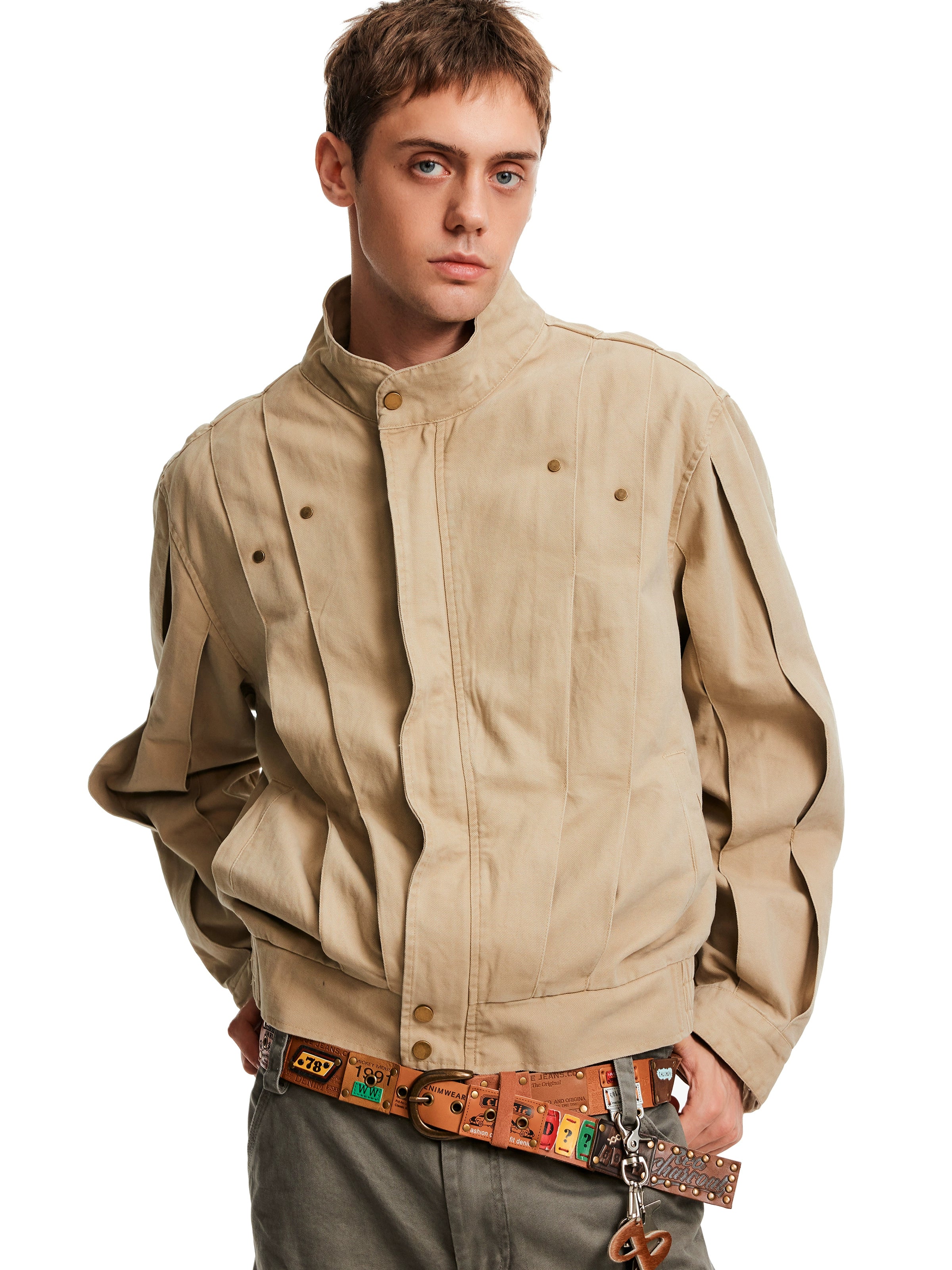 MADWITCH Vintage Wash Cut Loose Casual Jacket