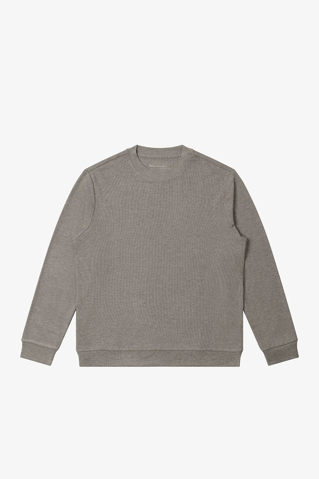 NO LOGO Round Neck Half Turtleneck Warm Long Sleeves