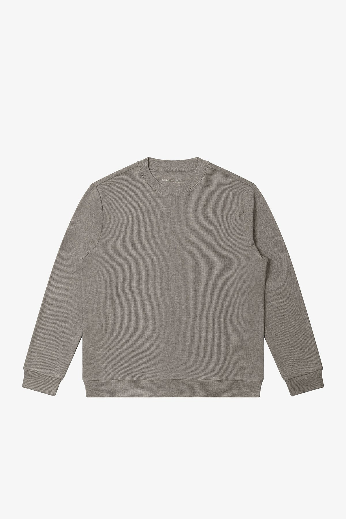NO LOGO Round Neck Half Turtleneck Warm Long Sleeves