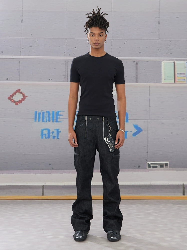 DND4DES Street Hip Hop Tight Fit Threaded Tee